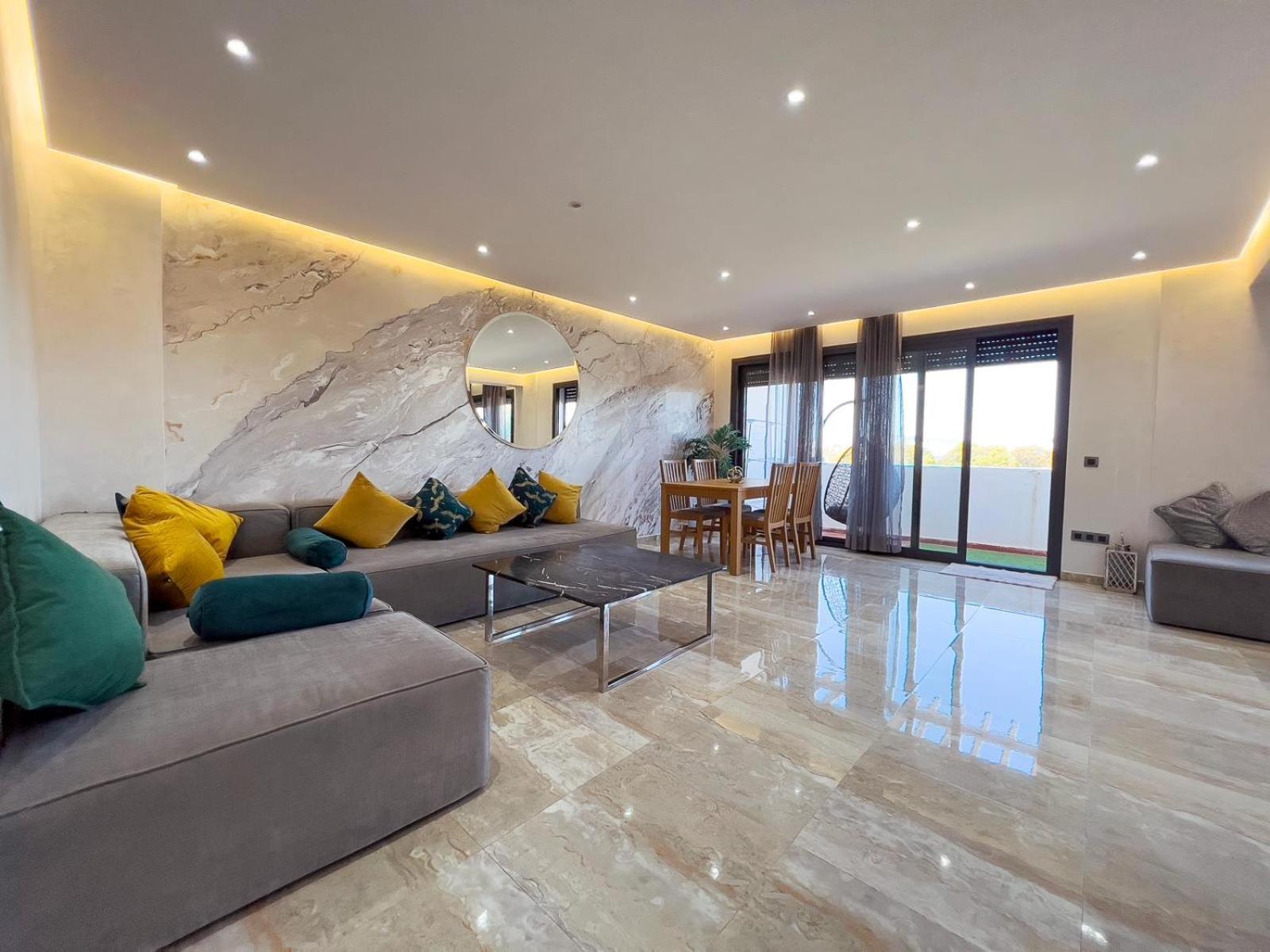 Luxury 3 Bedroom Panoramic Views In Hotspot With Fibre Optic Wifi And Netflix 탕헤르 외부 사진